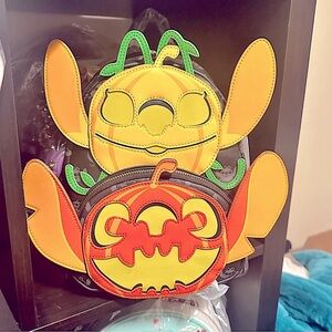 NWT- Stitch and Angel Halloween Loungefly